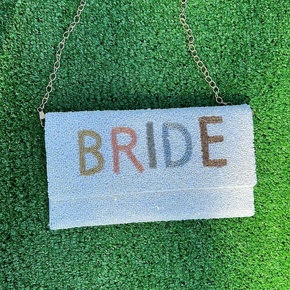 Bride Beaded Clutch
